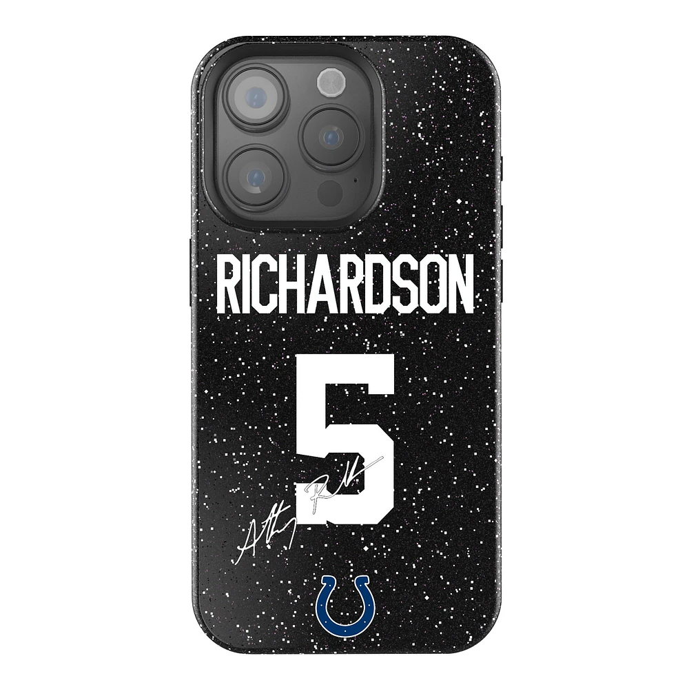 Keyscaper Anthony Richardson Black Indianapolis Colts Bling iPhone Case