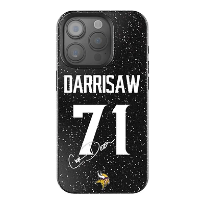 Keyscaper Christian Darrisaw Black Minnesota Vikings Bling iPhone Case