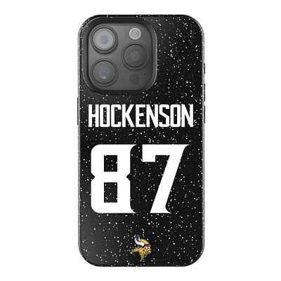 Keyscaper T.J. Hockenson Black Minnesota Vikings Bling iPhone Case