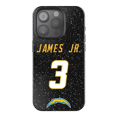 Keyscaper Derwin James Jr. Black Los Angeles Chargers Bling iPhone Case