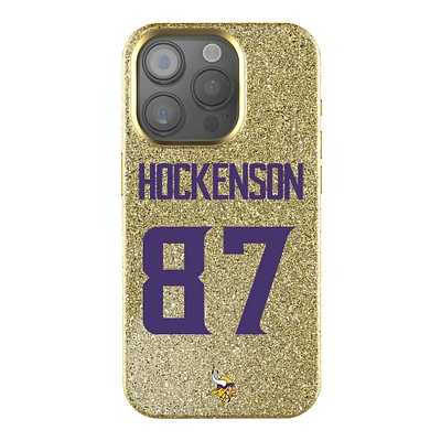 Keyscaper T.J. Hockenson Gold Minnesota Vikings Bling iPhone Case