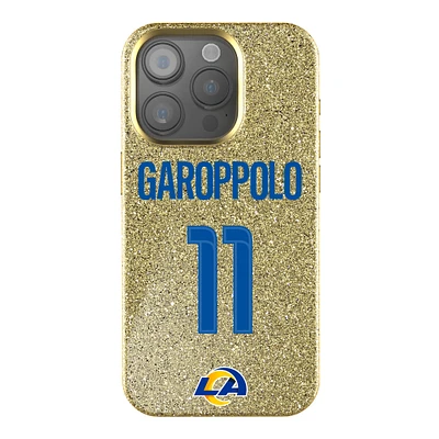 Keyscaper Jimmy Garoppolo Gold Los Angeles Rams Bling iPhone Case