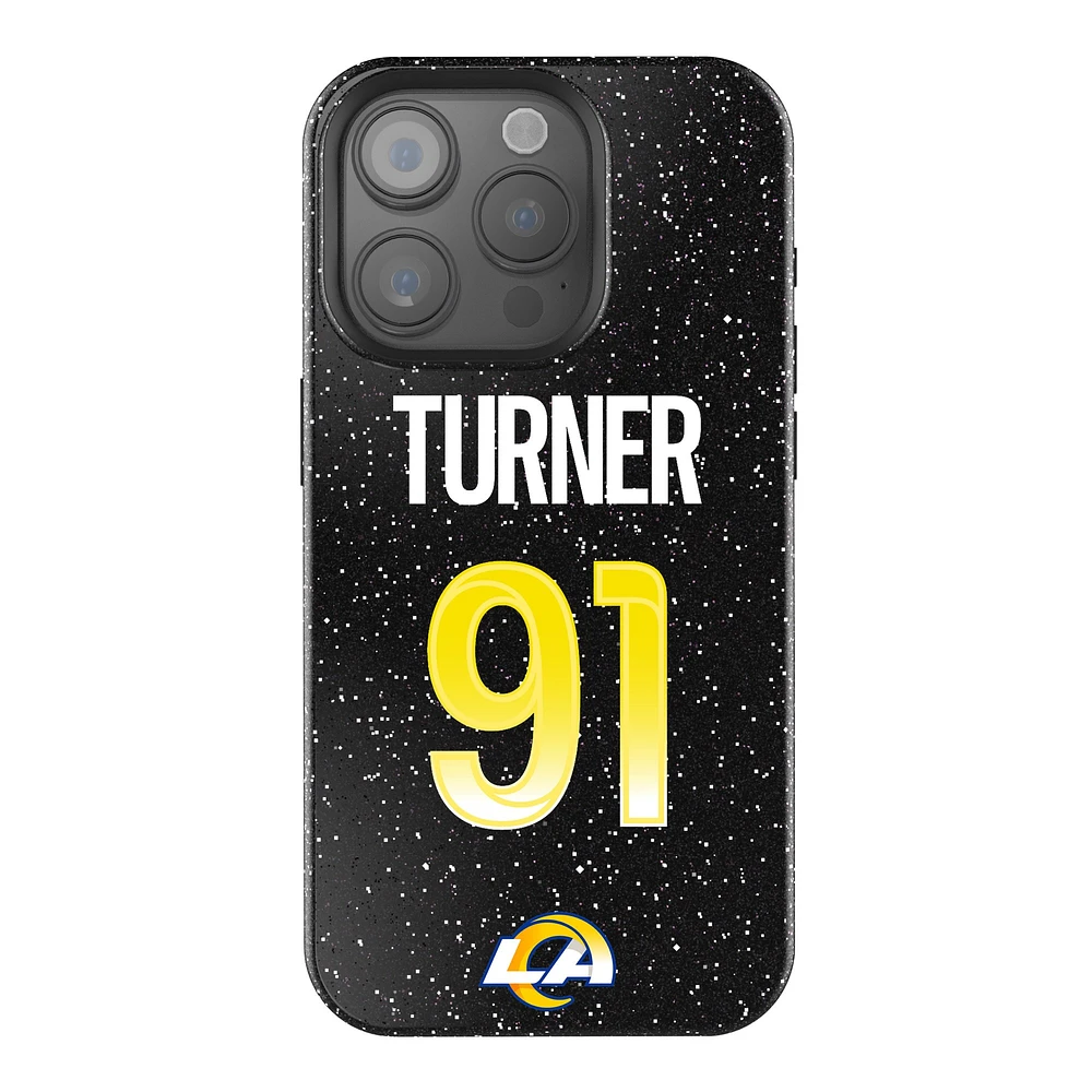Keyscaper Kobie Turner Black Los Angeles Rams Bling iPhone Case