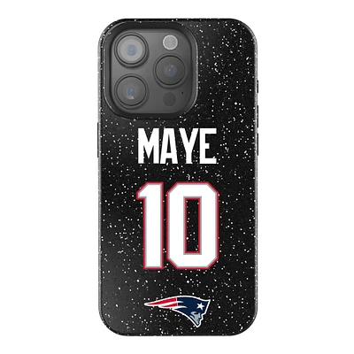 Keyscaper Drake Maye Black New England Patriots Bling iPhone Case