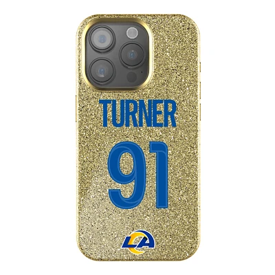 Keyscaper Kobie Turner Gold Los Angeles Rams Bling iPhone Case
