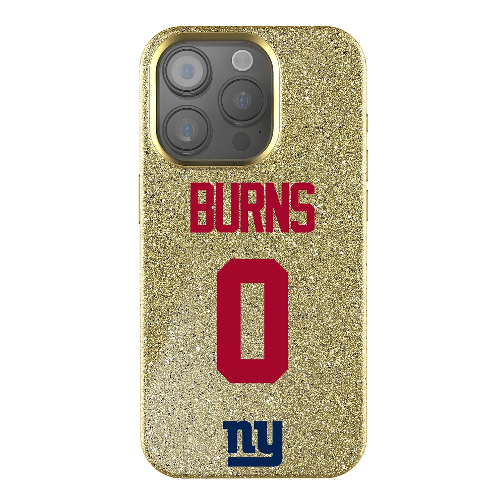 Keyscaper Brian Burns Gold New York Giants Bling iPhone Case