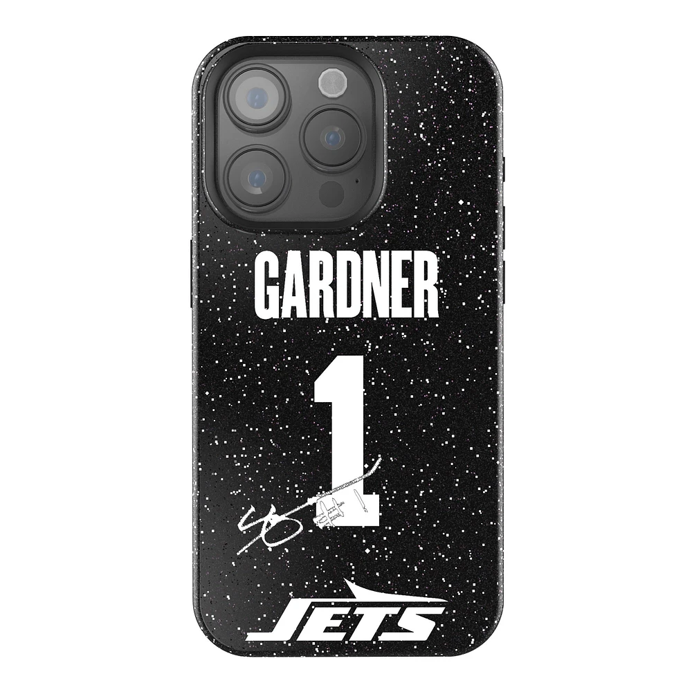 Keyscaper Ahmad Sauce Gardner Black New York Jets Bling iPhone Case