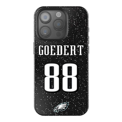 Keyscaper Dallas Goedert Black Philadelphia Eagles Bling iPhone Case