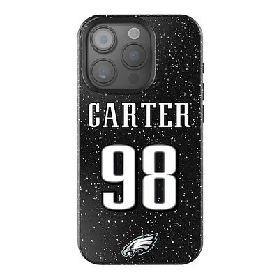 Keyscaper Jalen Carter Black Philadelphia Eagles Bling iPhone Case