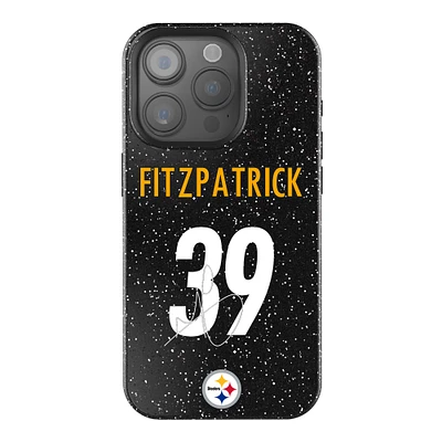 Keyscaper Minkah Fitzpatrick Black Pittsburgh Steelers Bling iPhone Case
