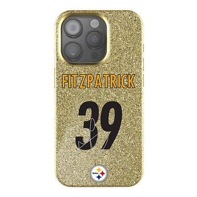 Keyscaper Minkah Fitzpatrick Gold Pittsburgh Steelers Bling iPhone Case