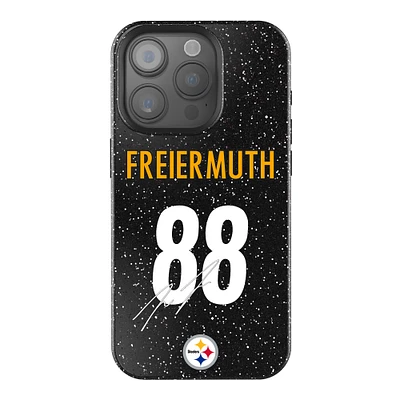 Keyscaper Pat Freiermuth Black Pittsburgh Steelers Bling iPhone Case