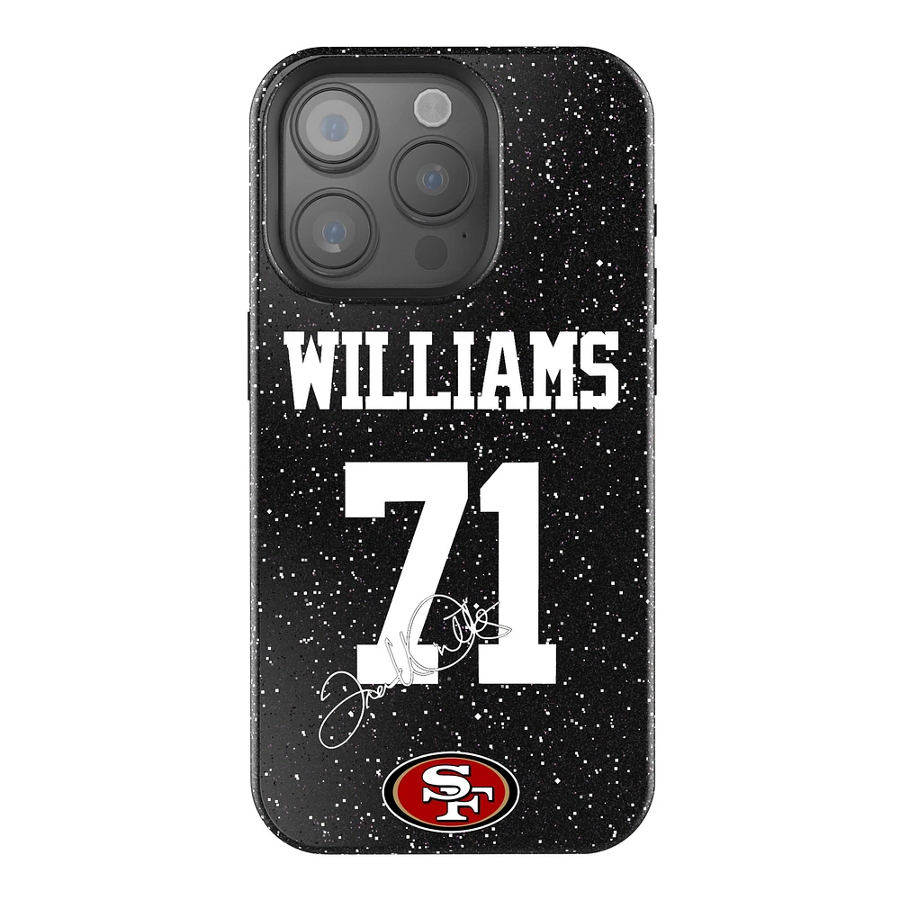Keyscaper Trent Williams Black San Francisco 49ers Bling iPhone Case