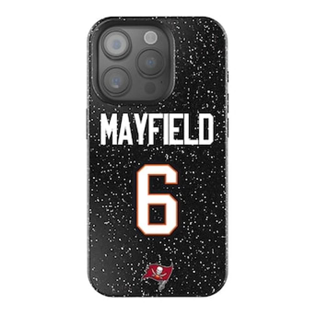 Keyscaper Baker Mayfield Black Tampa Bay Buccaneers Bling iPhone Case
