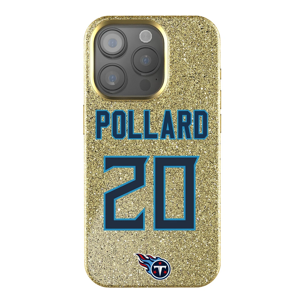 Keyscaper Tony Pollard Gold Tennessee Titans Bling iPhone Case