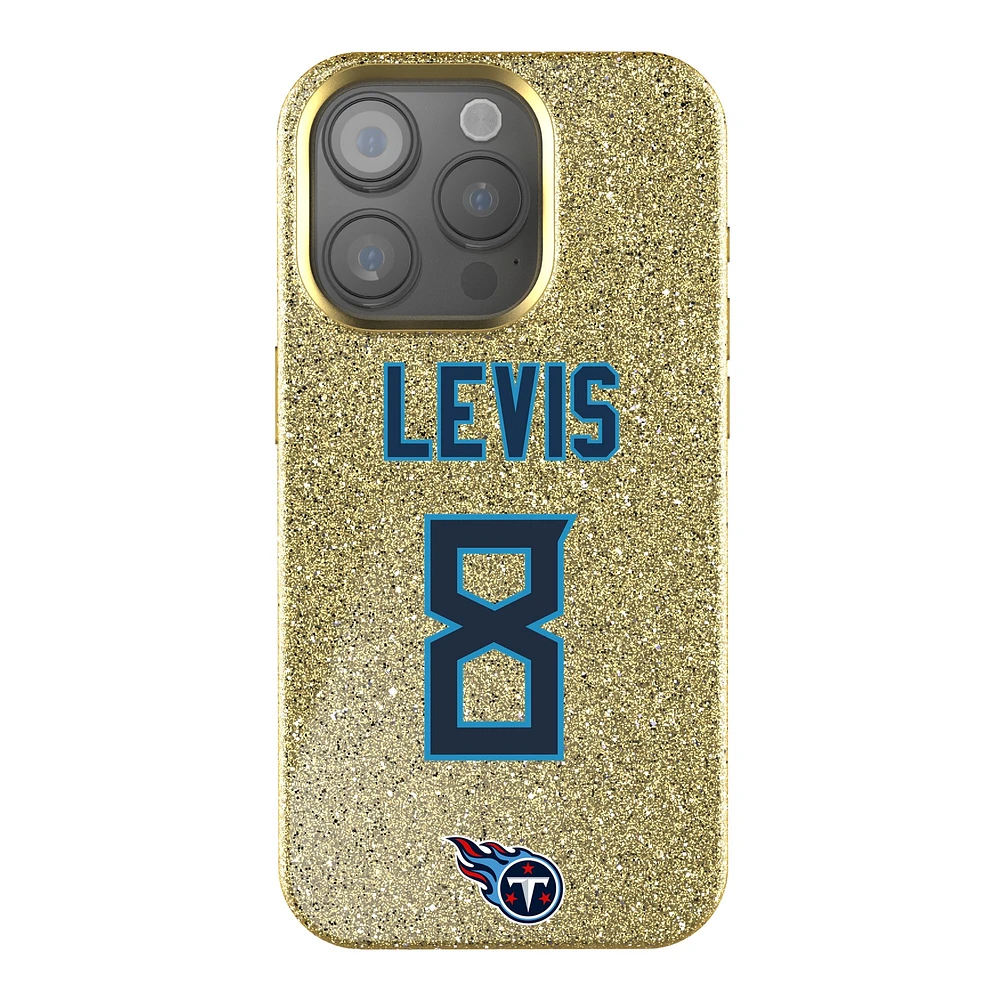 Keyscaper Will Levis Gold Tennessee Titans Bling iPhone Case