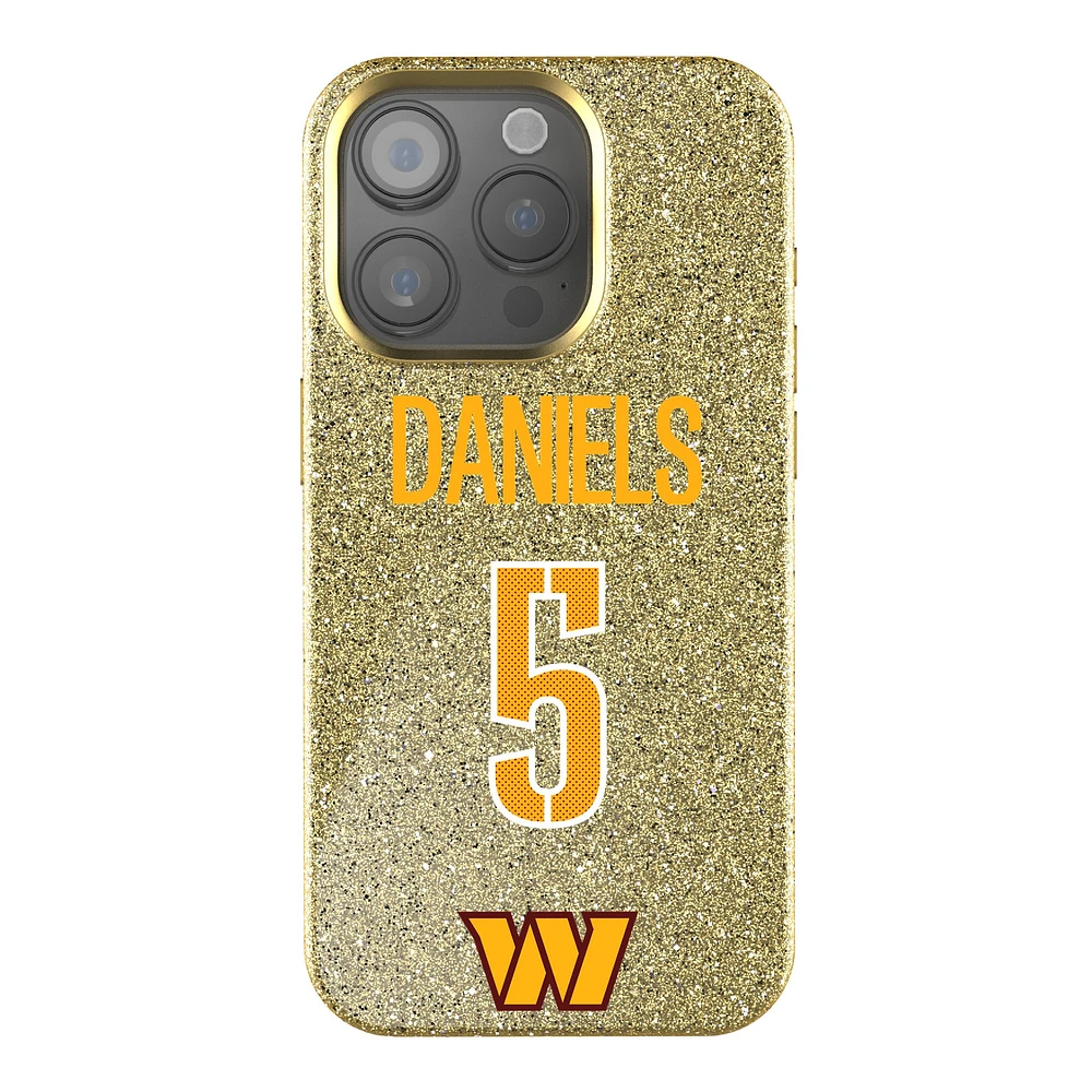 Keyscaper Jayden Daniels Gold Washington Commanders Bling iPhone Case