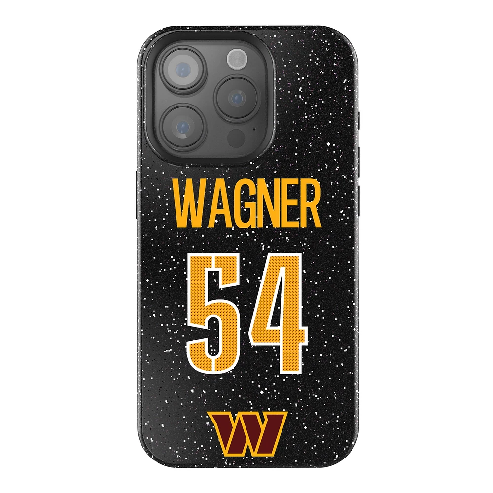 Keyscaper Bobby Wagner Black Washington Commanders Bling iPhone Case