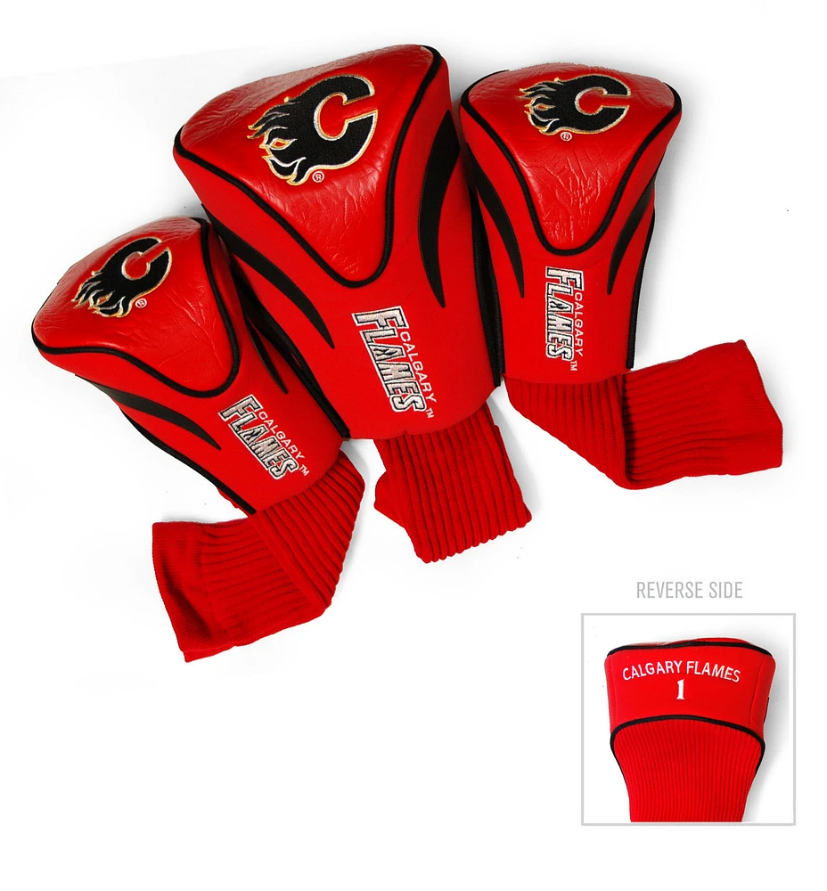 Calgary Flames 3-Pack Contour Headcover Set