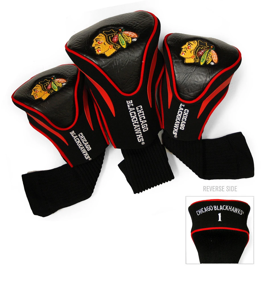 Chicago Blackhawks 3-Pack Contour Headcover Set