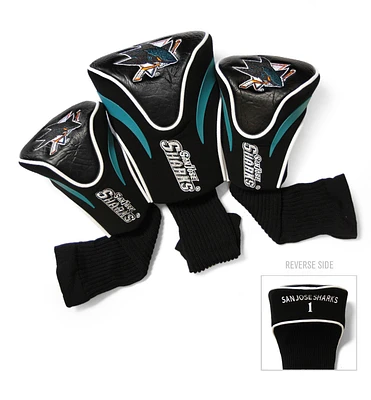 San Jose Sharks 3-Pack Contour Headcover Set