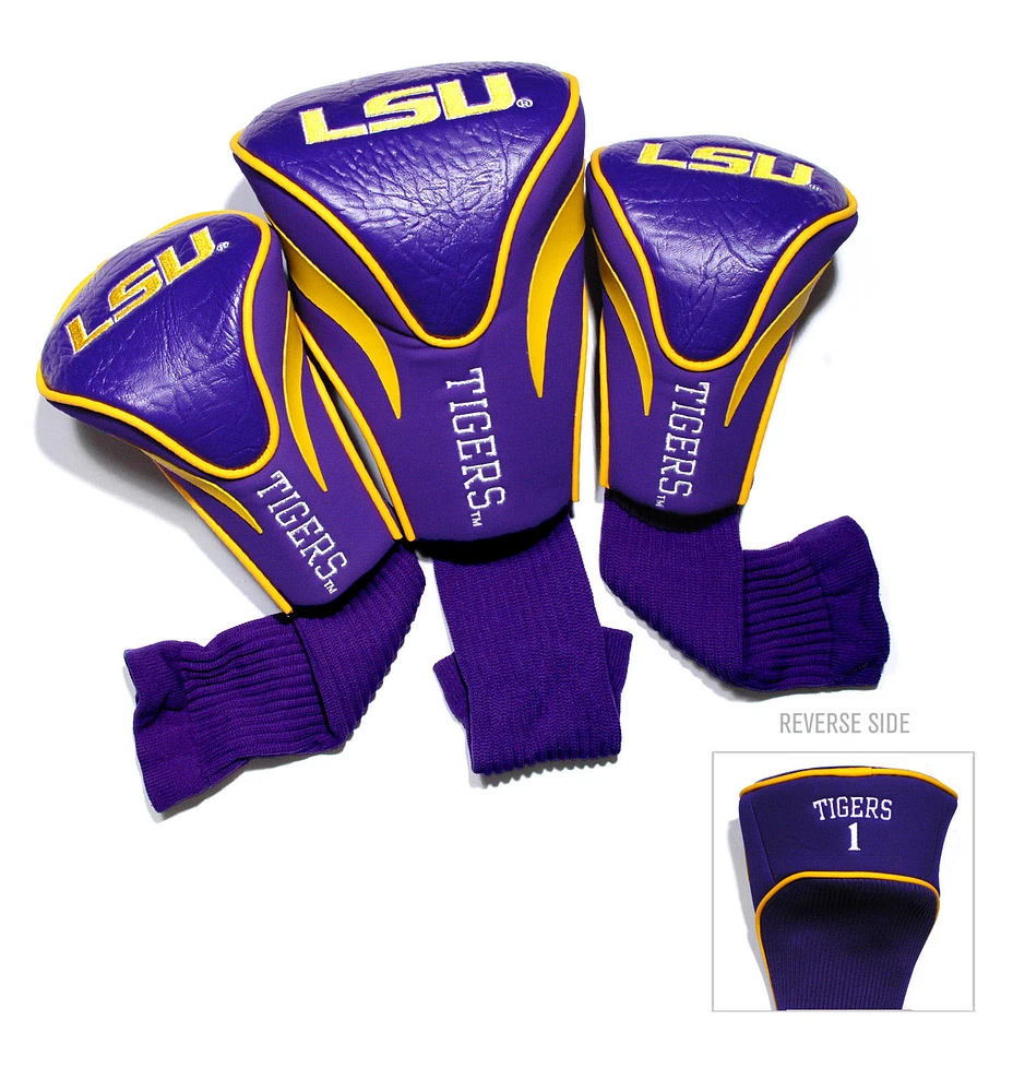 LSU Tigers 3-Pack Contour Headcover Set