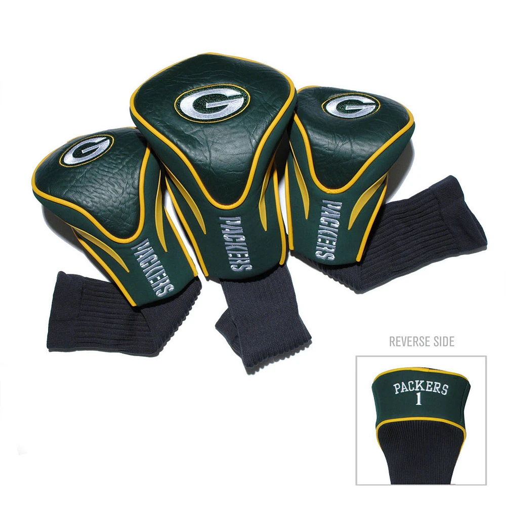 Green Bay Packers 3-Pack Contour Headcover Set