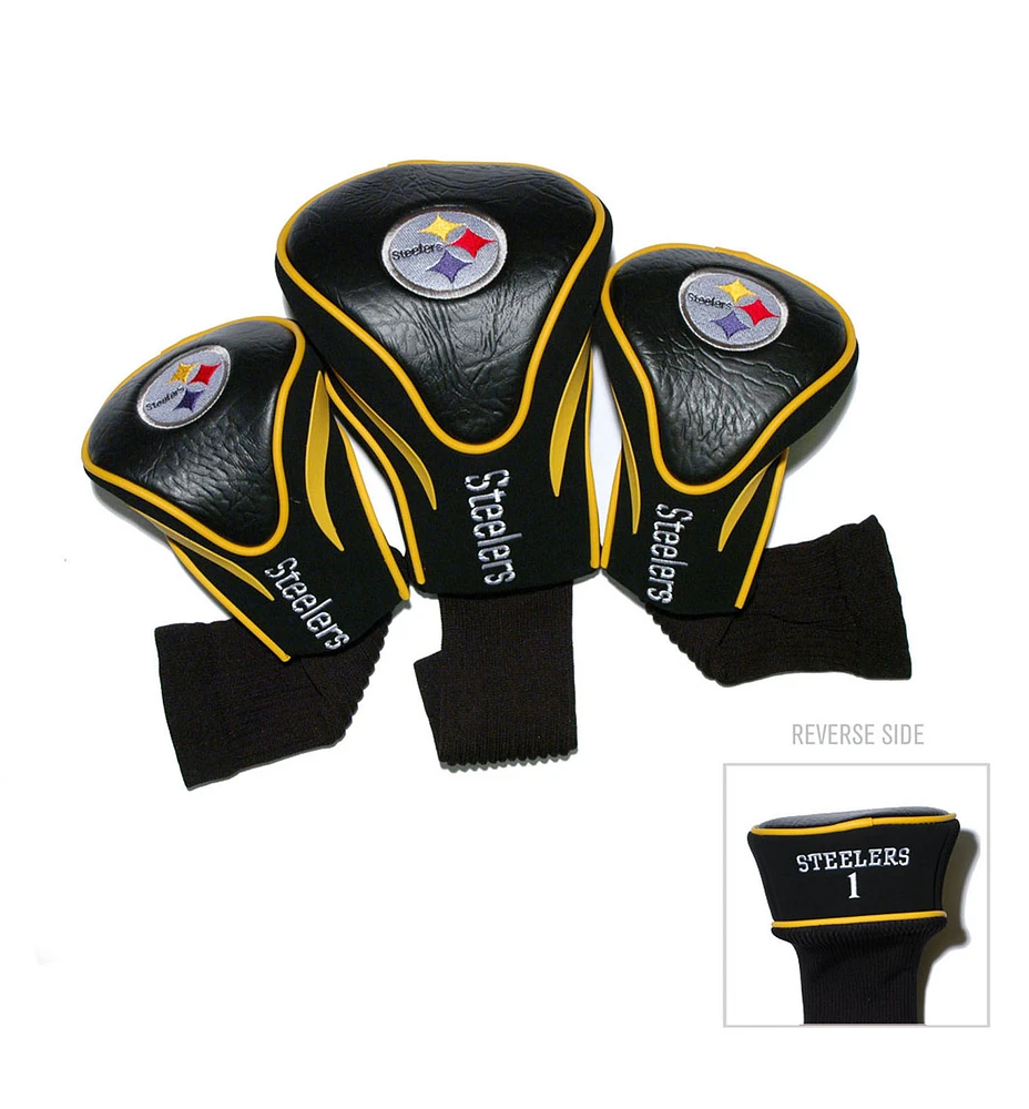Pittsburgh Steelers 3-Pack Contour Headcover Set