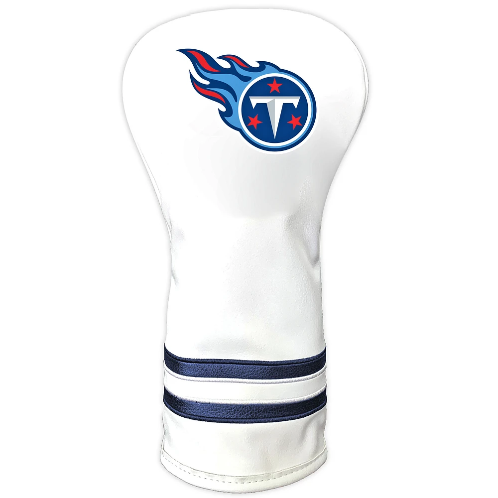 White Tennessee Titans Vintage Driver Golf Headcover