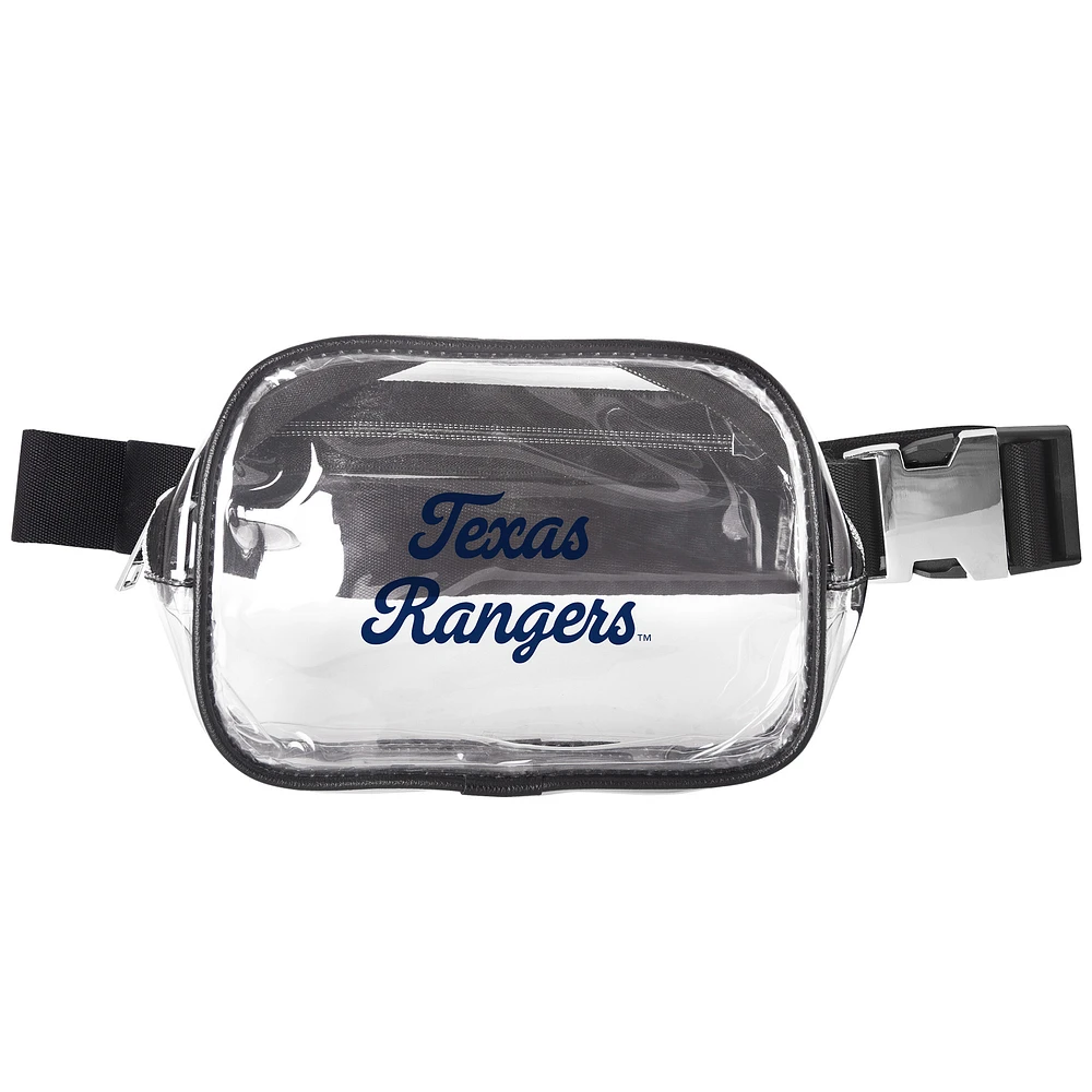 Texas Rangers Clear Belt Bag