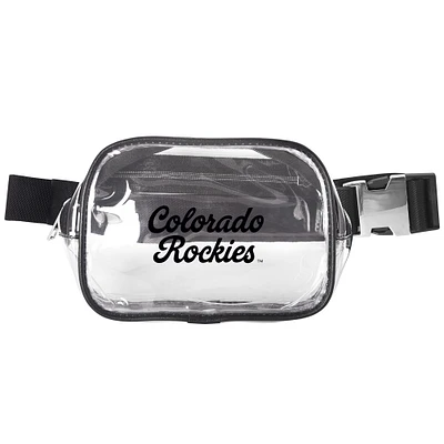 Colorado Rockies Clear Belt Bag