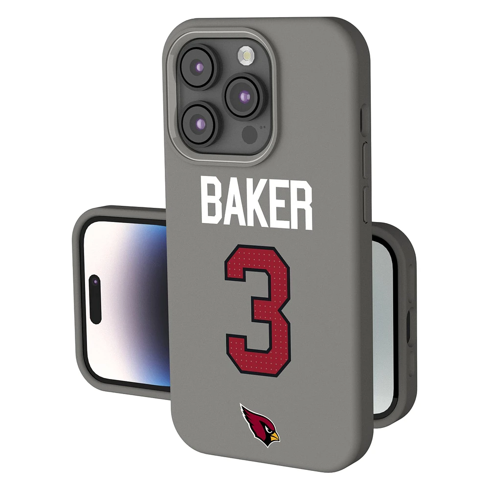 Keyscaper Budda Baker Gray Arizona Cardinals Ready Soft Touch iPhone Case