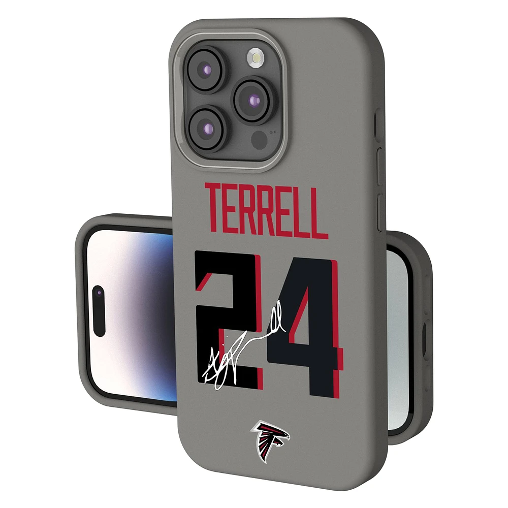 Keyscaper A.J. Terrell Gray Atlanta Falcons Ready Soft Touch iPhone Case