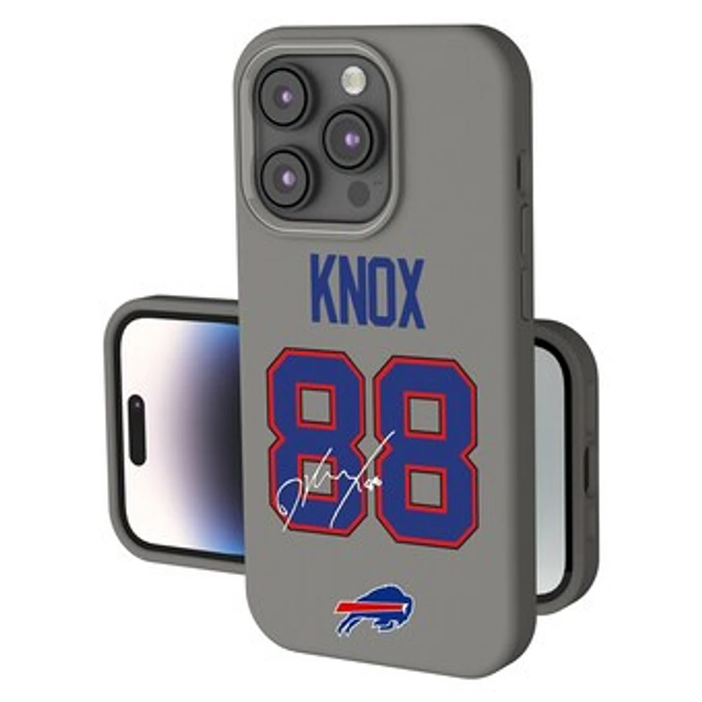 Keyscaper Dawson Knox Gray Buffalo Bills Ready Soft Touch iPhone Case