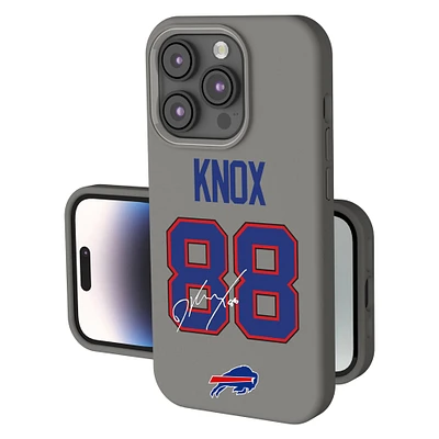 Keyscaper Dawson Knox Gray Buffalo Bills Ready Soft Touch iPhone Case
