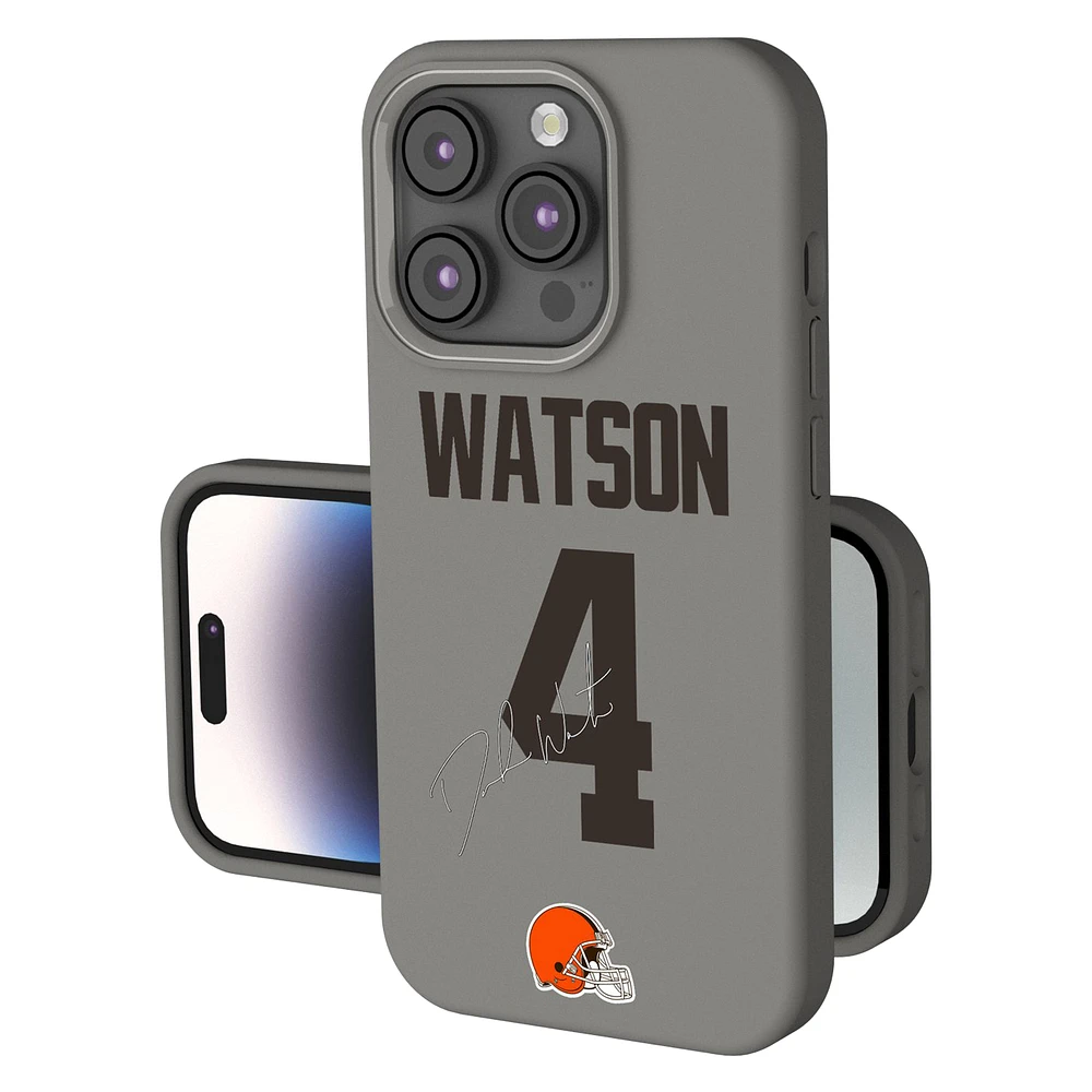 Keyscaper Deshaun Watson Gray Cleveland Browns Ready Soft Touch iPhone Case