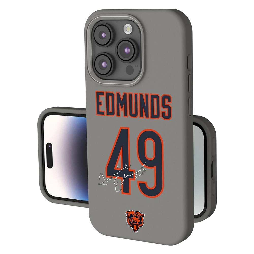 Keyscaper Tremaine Edmunds Gray Chicago Bears Ready Soft Touch iPhone Case