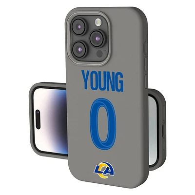 Keyscaper Byron Young Gray Los Angeles Rams Ready Soft Touch iPhone Case
