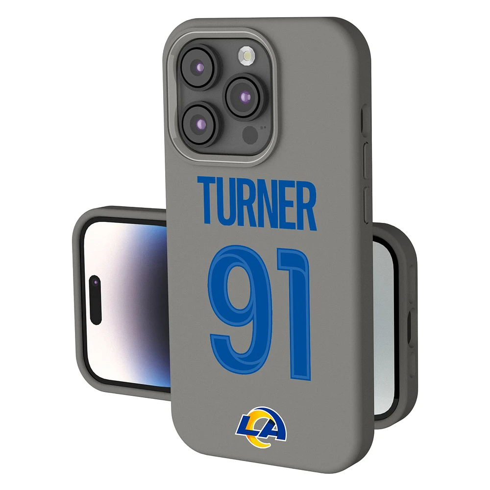 Keyscaper Kobie Turner Gray Los Angeles Rams Ready Soft Touch iPhone Case