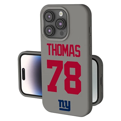 Keyscaper Andrew Thomas Gray New York Giants Ready Soft Touch iPhone Case