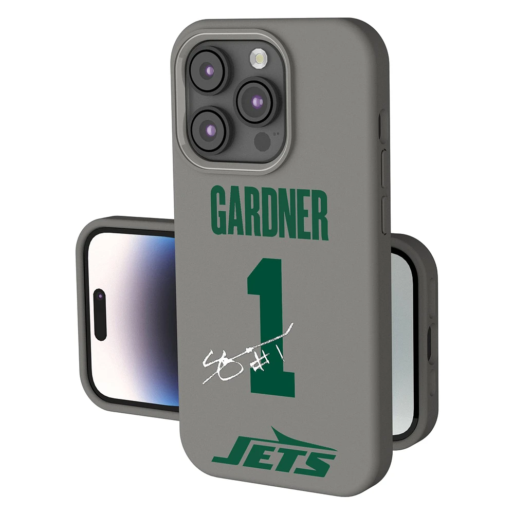 Keyscaper Ahmad Sauce Gardner Gray New York Jets Ready Soft Touch iPhone Case