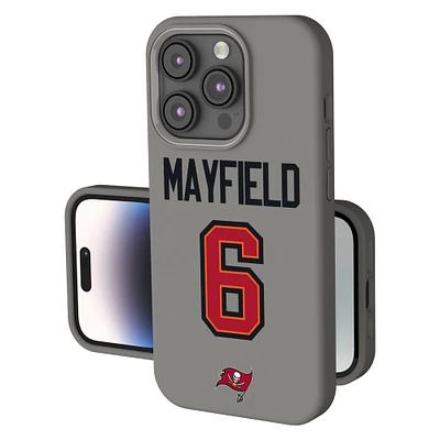 Keyscaper Baker Mayfield Gray Tampa Bay Buccaneers Ready Soft Touch iPhone Case