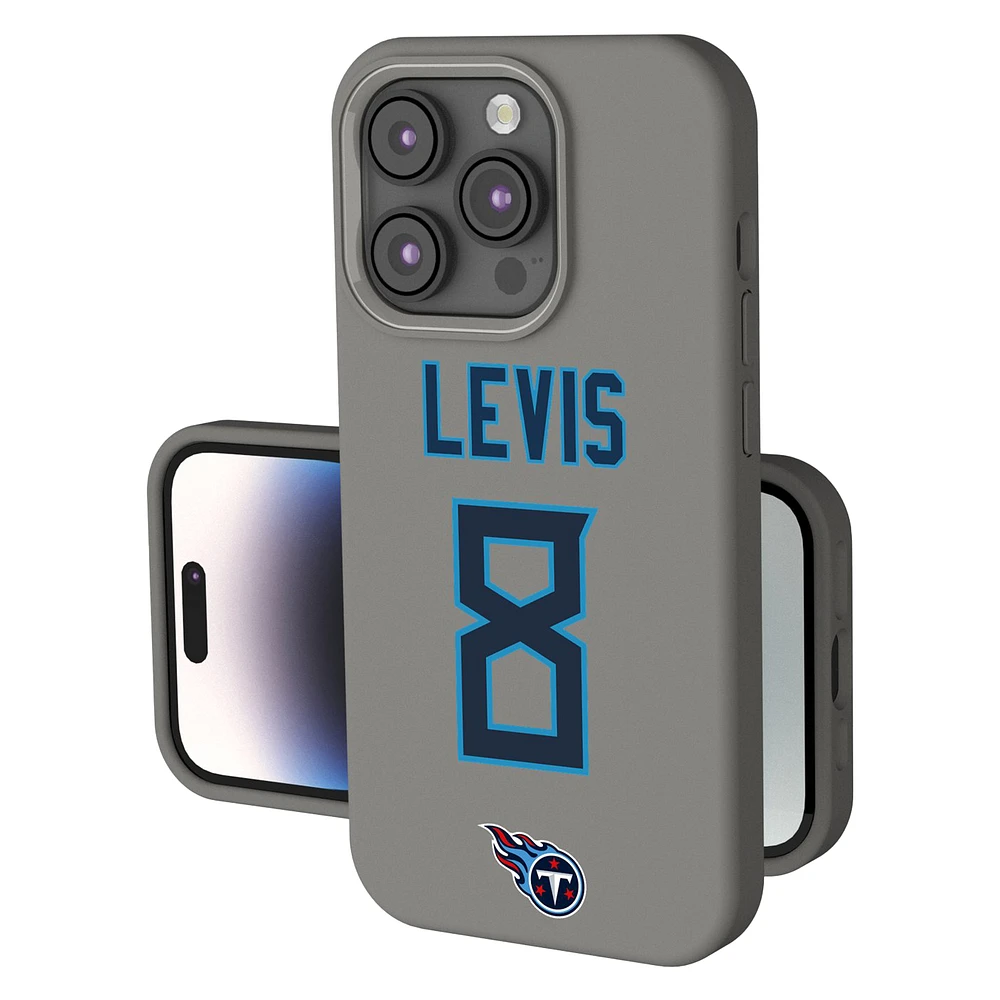 Keyscaper Will Levis Gray Tennessee Titans Ready Soft Touch iPhone Case