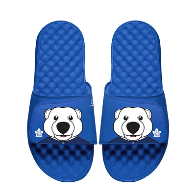 Youth ISlide Blue Toronto Maple Leafs Team Mascot Slide Sandals