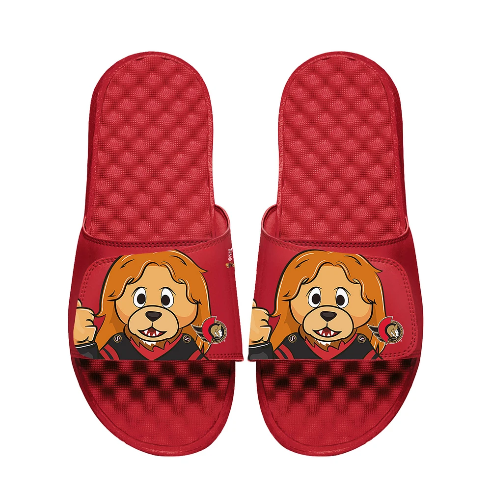 Youth ISlide Red Ottawa Senators Team Mascot Slide Sandals
