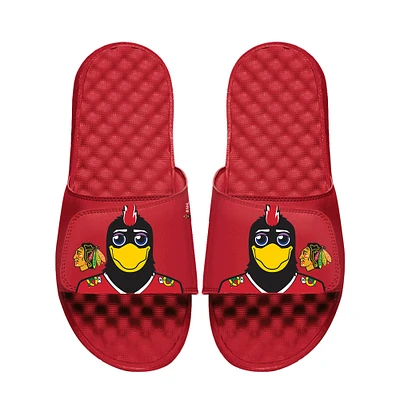 Unisex ISlide Red Chicago Blackhawks Team Mascot Slide Sandals