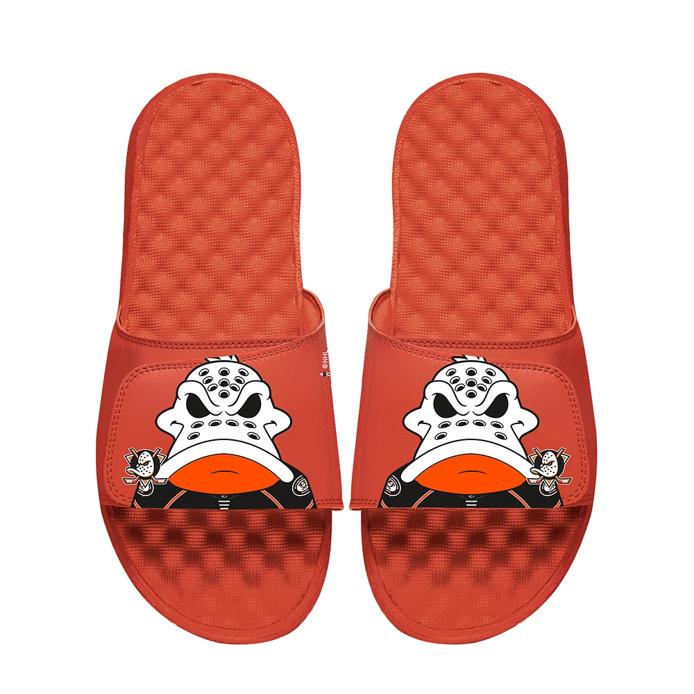 Unisex ISlide Orange Anaheim Ducks Team Mascot Slide Sandals