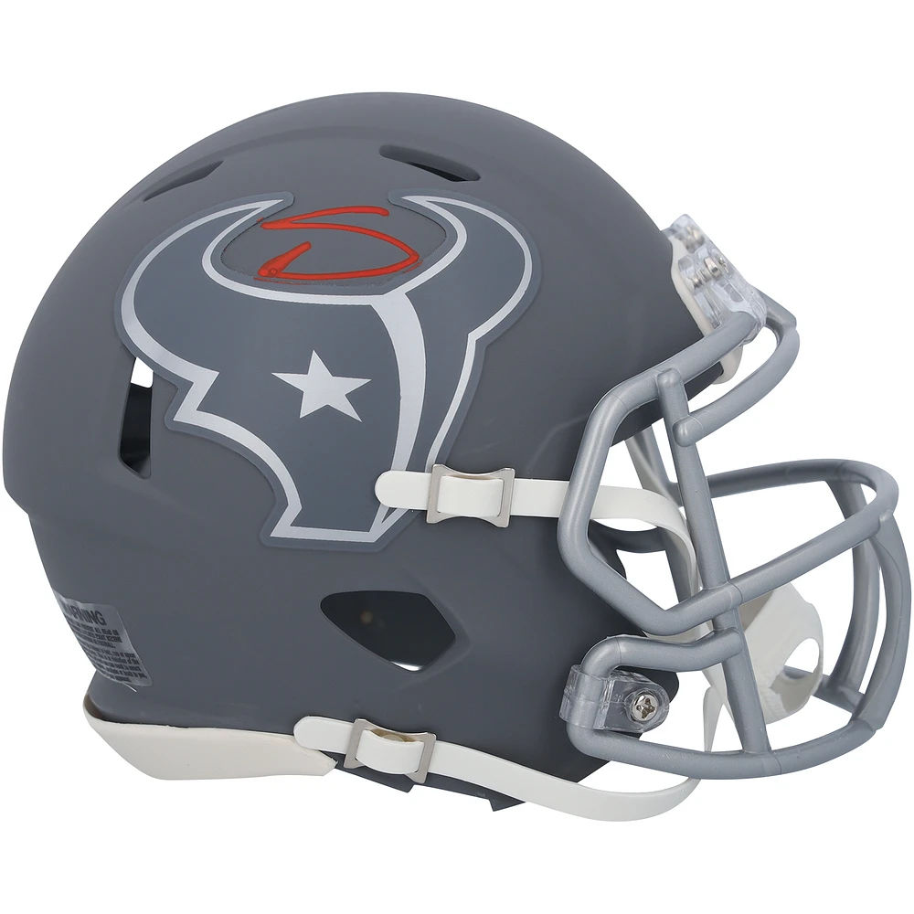 Stefon Diggs Houston Texans Autographed Riddell Slate Speed Mini Helmet