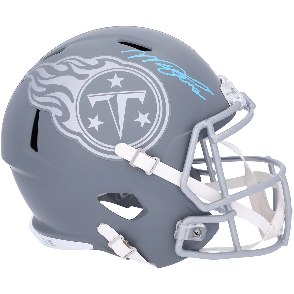 Will Levis Tennessee Titans Autographed Slate Speed Replica Helmet