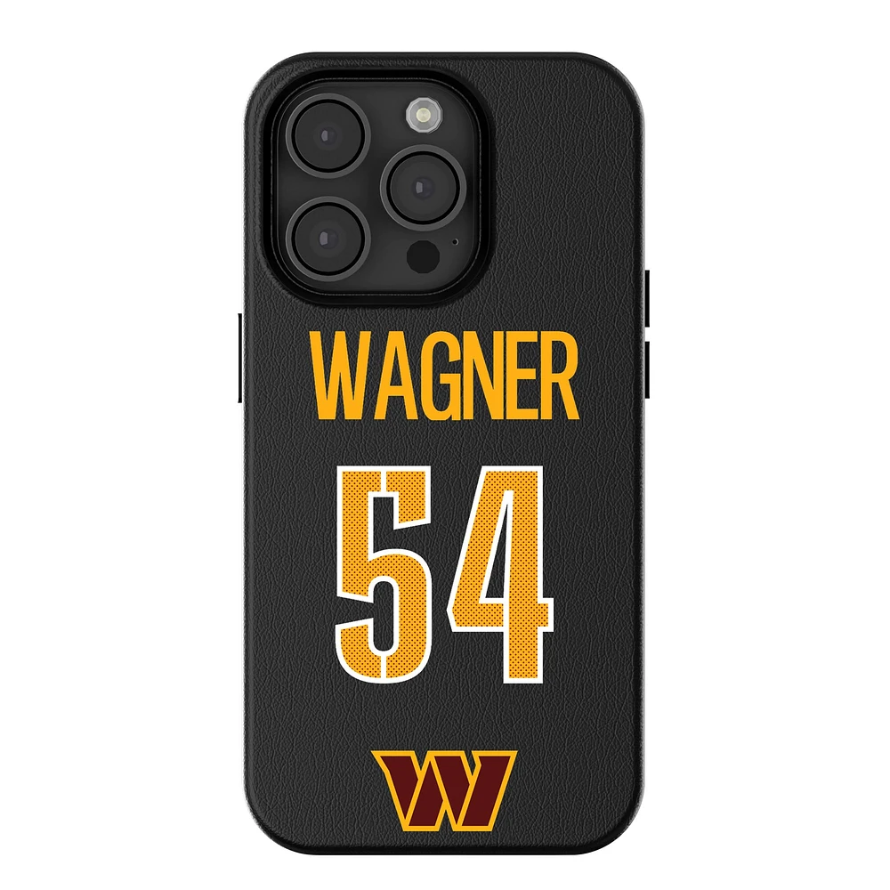 Keyscaper Bobby Wagner Black Washington Commanders iPhone Magnetic Bump Case